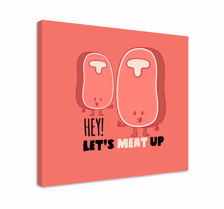 Tableau rencontre gourmande - TenStickers