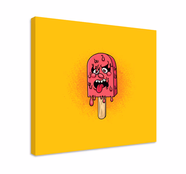 Tableau texte délice qui fond et coule - TenStickers