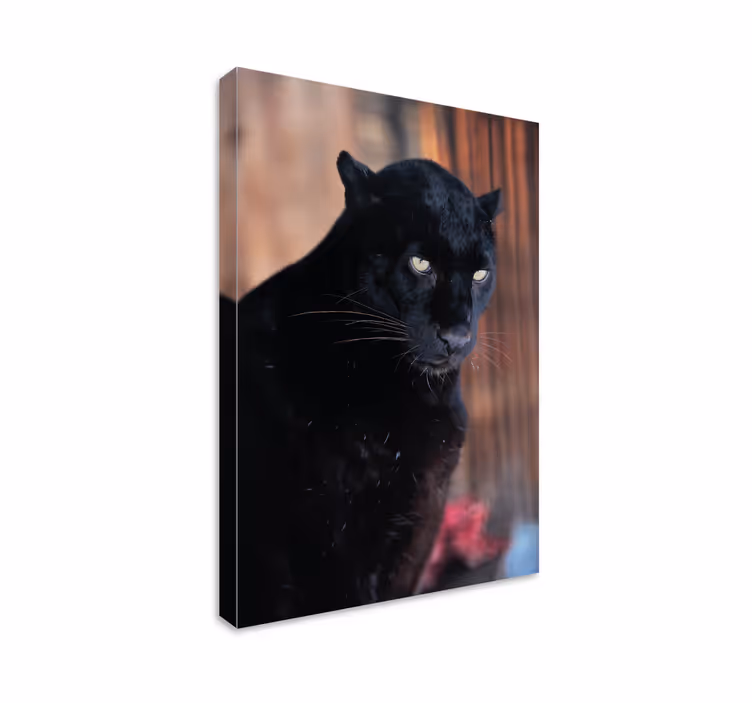 Tableau 3D panthère noire - TenStickers