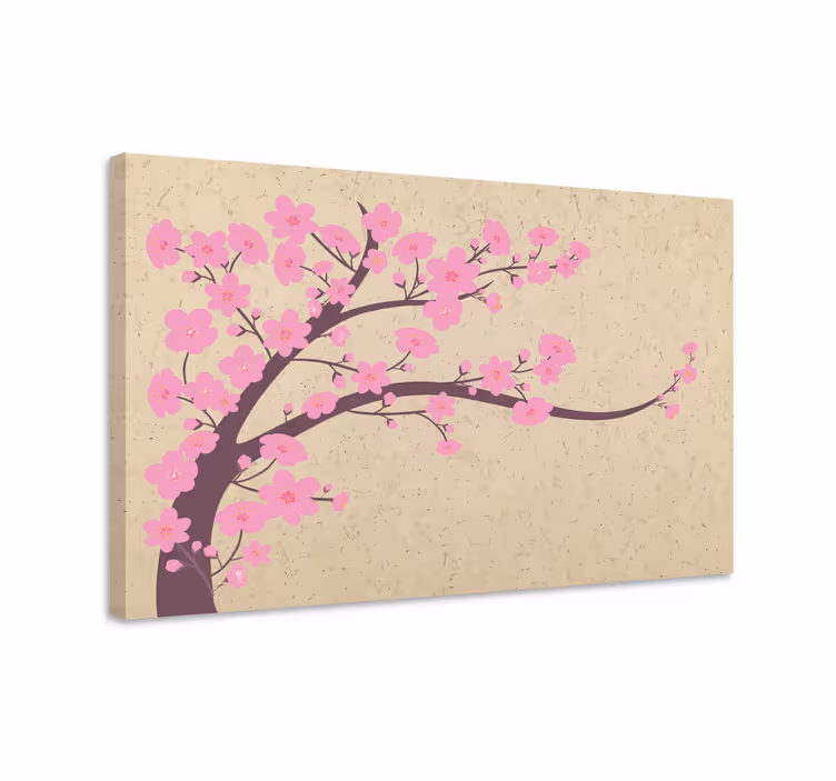 Tableau fleurs et plantes branche de fleur de cerisier - TenStickers