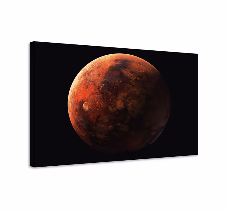 Tableau 3D Mars planète rouge - TenStickers