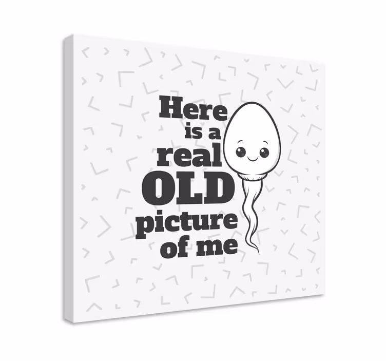 Tableau vintage souvenir drôle d'autrefois - TenStickers
