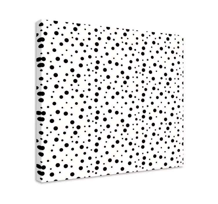 Tableau géométrique motif de points monochromes - TenStickers
