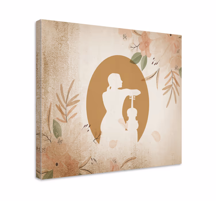 Tableau musique musicien gracieux - TenStickers