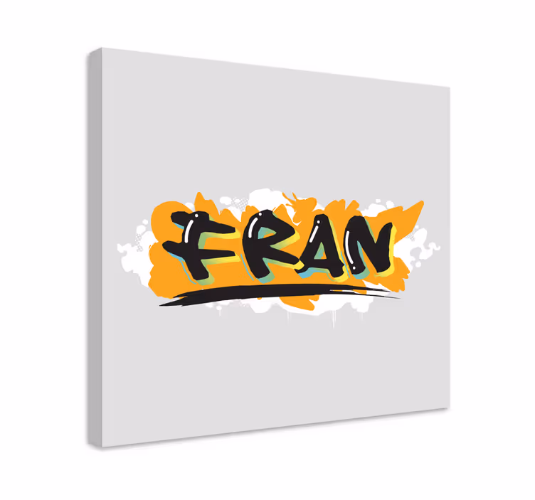 Tableau abc style de lettres en gras - TenStickers