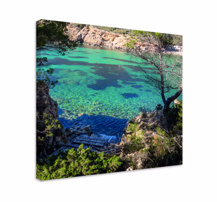 Tableau paysage océan serein - TenStickers