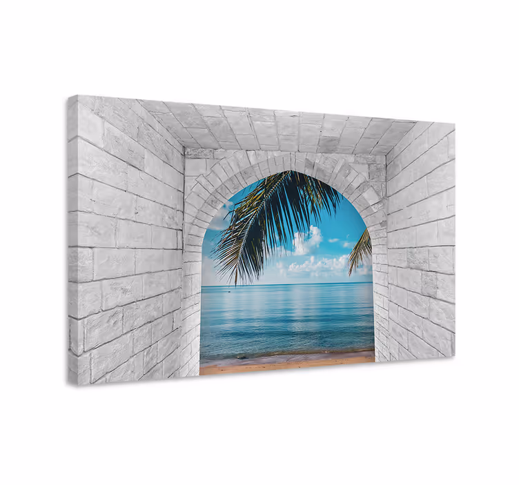 Tableau paysage vue sur l'océan arch - TenStickers