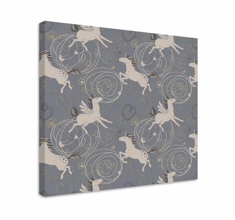 Tableau licorne créatures magiques ailées - TenStickers