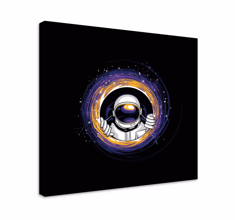 Cadre jeux vidéo Étreinte d'astronaute portal - TenStickers