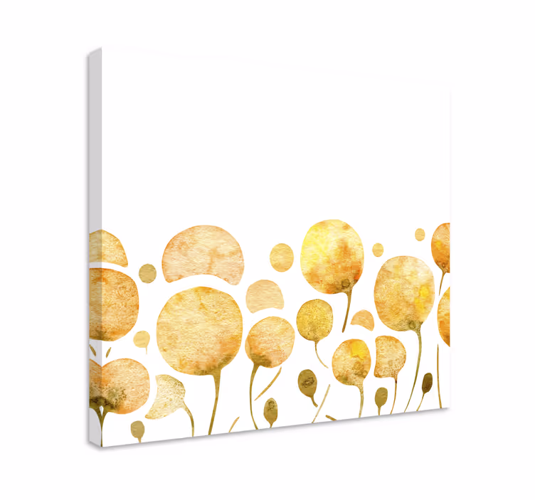 Tableau fleurs et plantes Éclosions florales ensoleillées - TenStickers