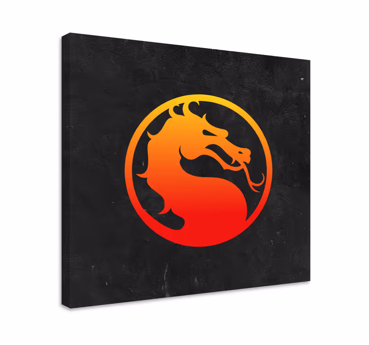 Cadre jeux vidéo dragon mortal kombat - TenStickers