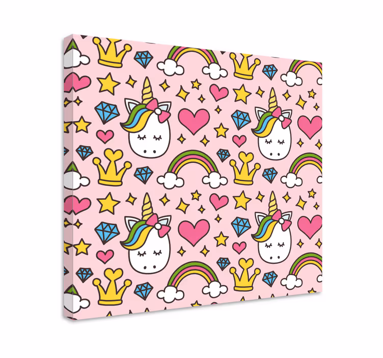 Tableau licorne motif licorne mignon - TenStickers
