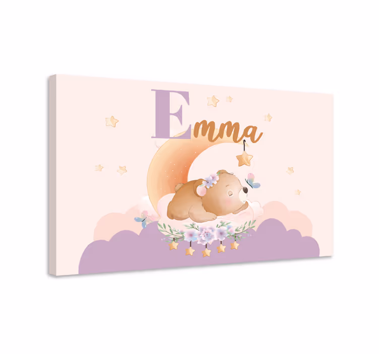 Tableau bébé rêves d'ours en peluche - TenStickers