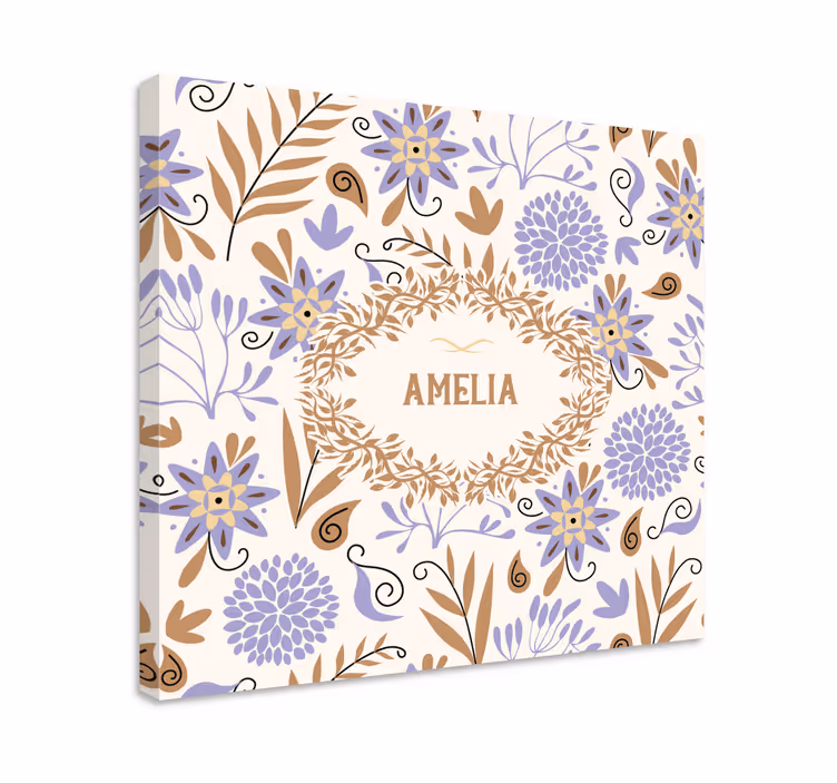 Tableau fleurs et plantes design floral épanoui - TenStickers