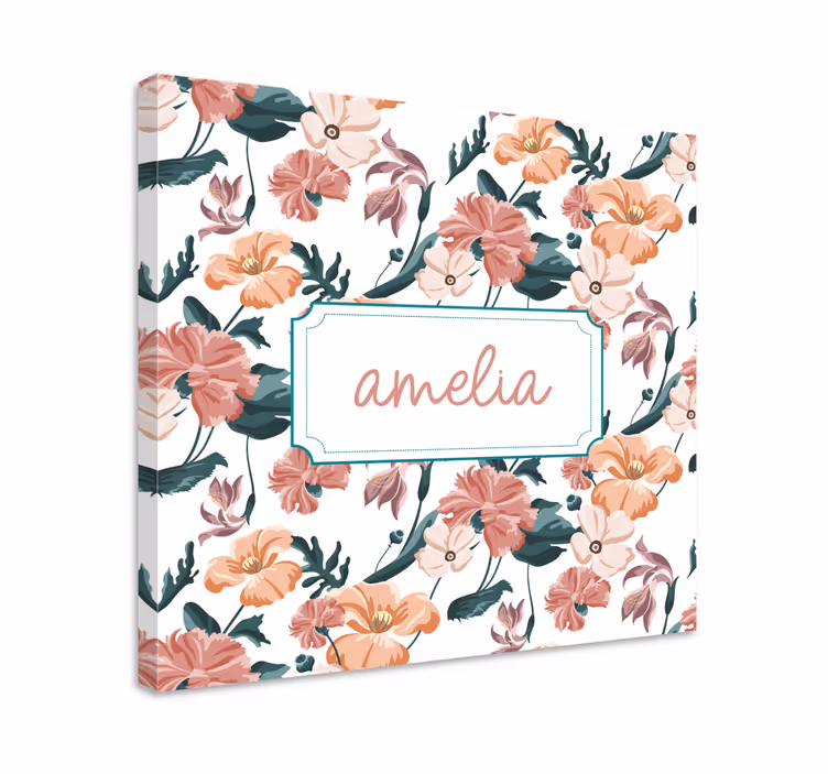 Tableau fleurs et plantes arrangement botanique personnalisé - TenStickers