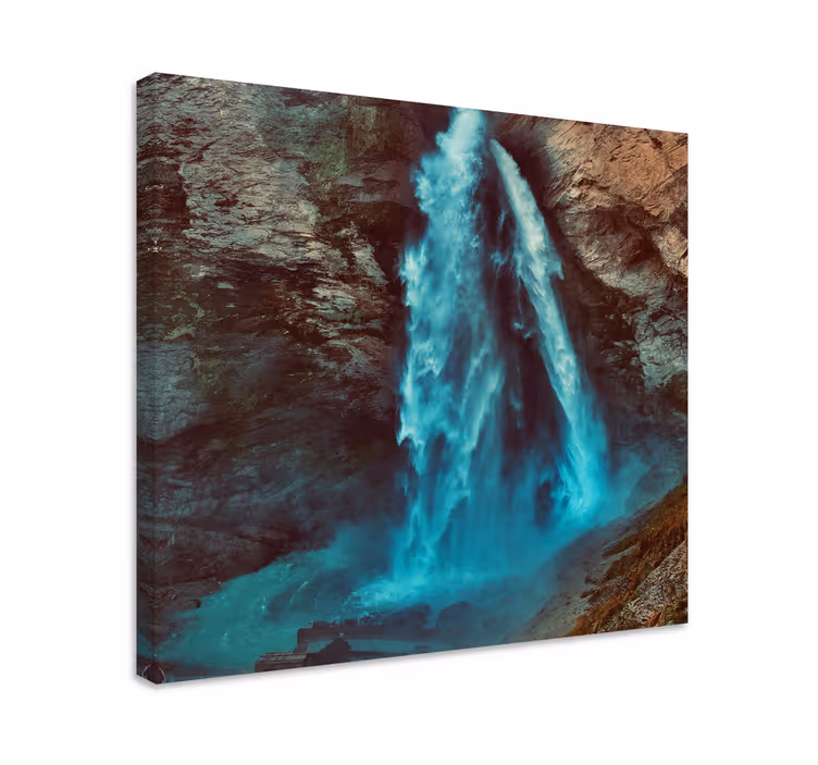 Tableau paysage cascade d'eau - TenStickers