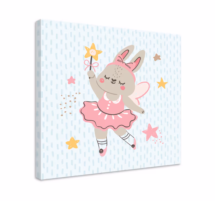 Tableau de personne danseuse de ballet lapin - TenStickers