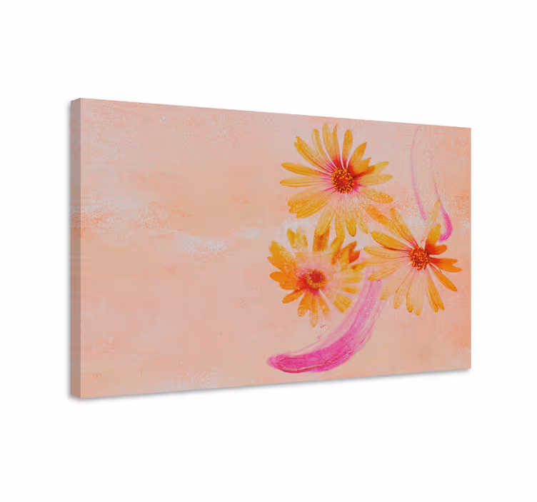 Tableau fleurs et plantes touche florale ensoleillée - TenStickers