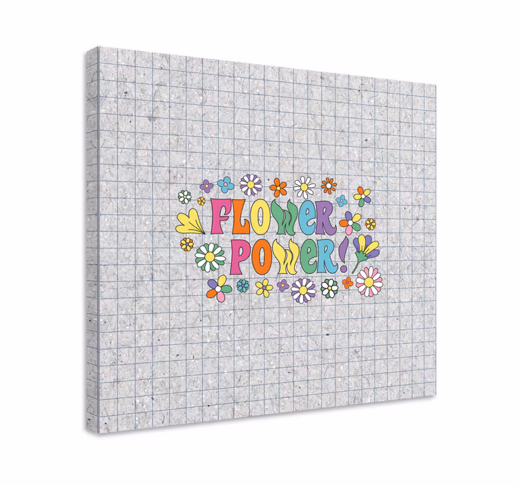 Tableau fleurs et plantes design puissance florale - TenStickers