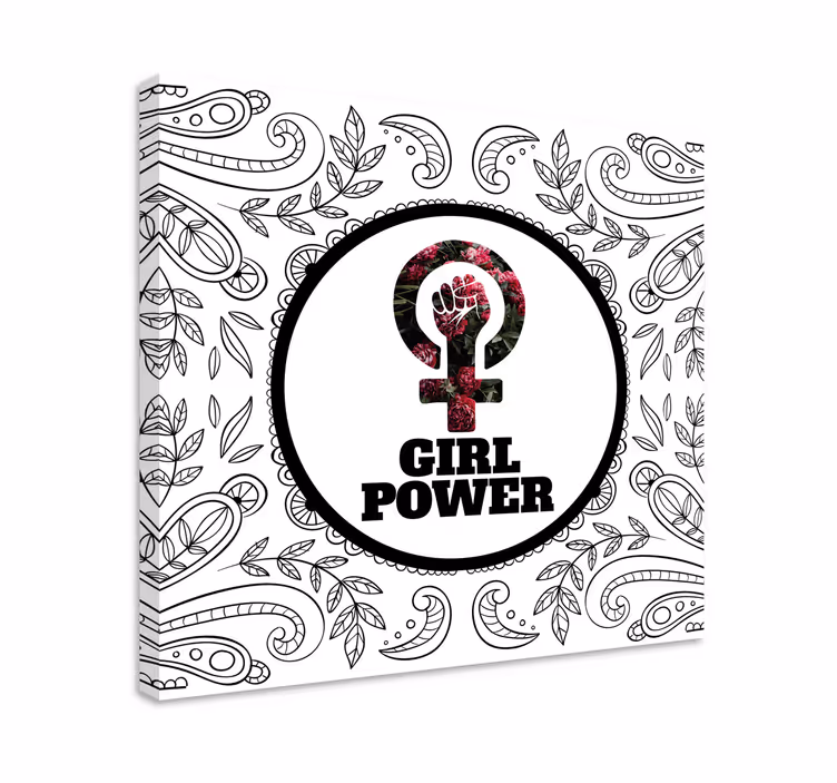 Tableau citation symbole du pouvoir féminin - TenStickers