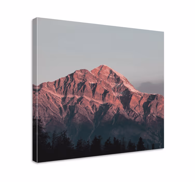 Tableau paysage sommets de montagnes grandioses - TenStickers