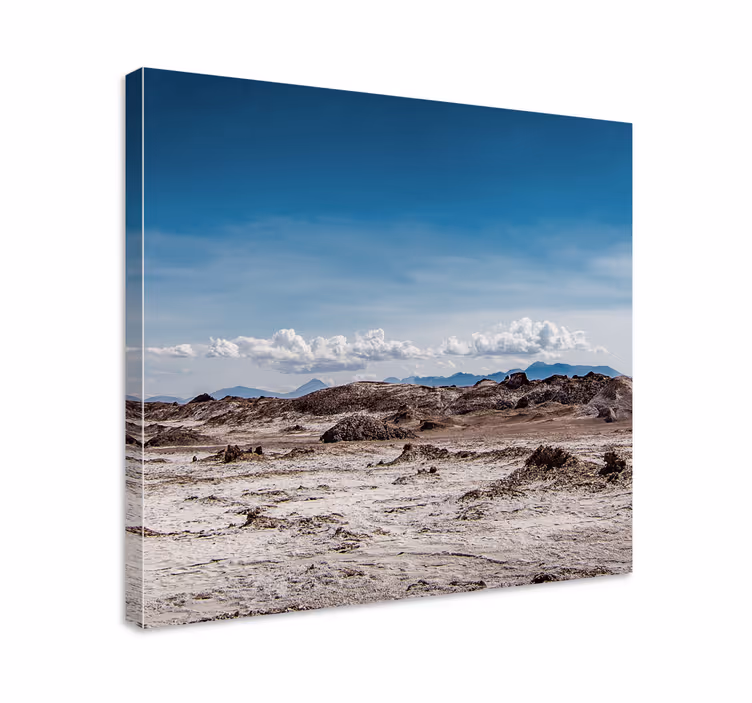 Tableau paysage vaste terrain rocheux - TenStickers