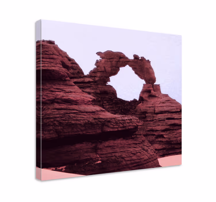 Tableau paysage arche de roche naturelle - TenStickers