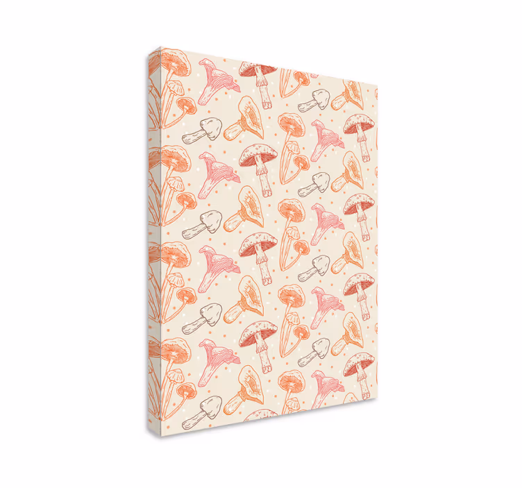 Tableau fleurs et plantes motifs champignons - TenStickers