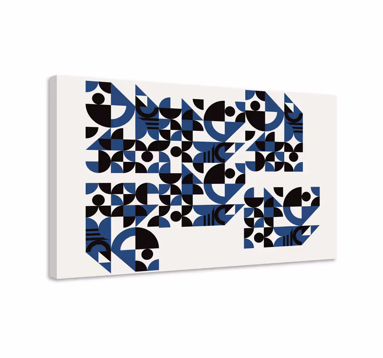 Tableau géométrique motifs géométriques dynamiques - TenStickers