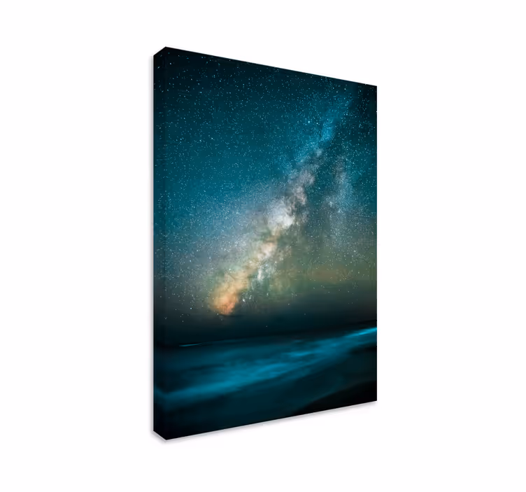 Tableau paysage voie lactée lumineuse - TenStickers