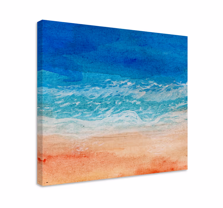 Tableau paysage vagues océaniques de tranquillité - TenStickers