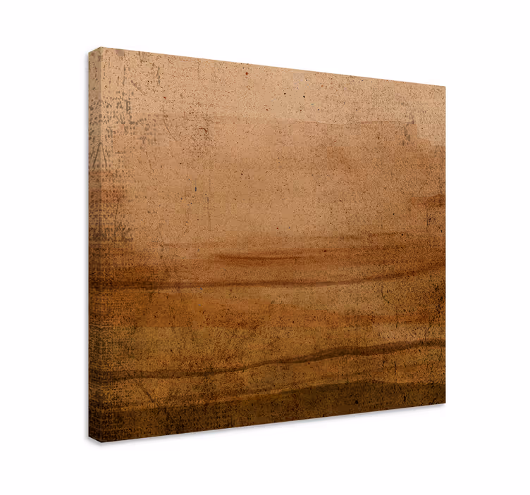 Tableau abstrait toile texturée terreuse - TenStickers