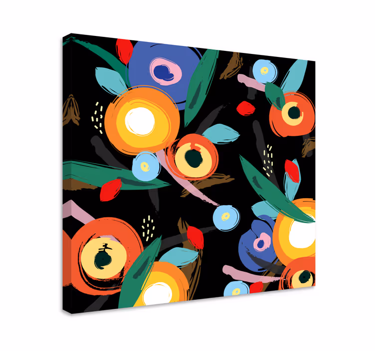 Tableau fleurs et plantes motif botanique vivant - TenStickers