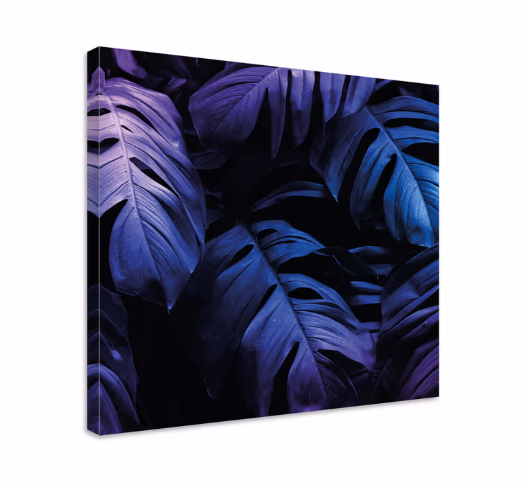 Tableau fleurs et plantes feuillage tropical - TenStickers