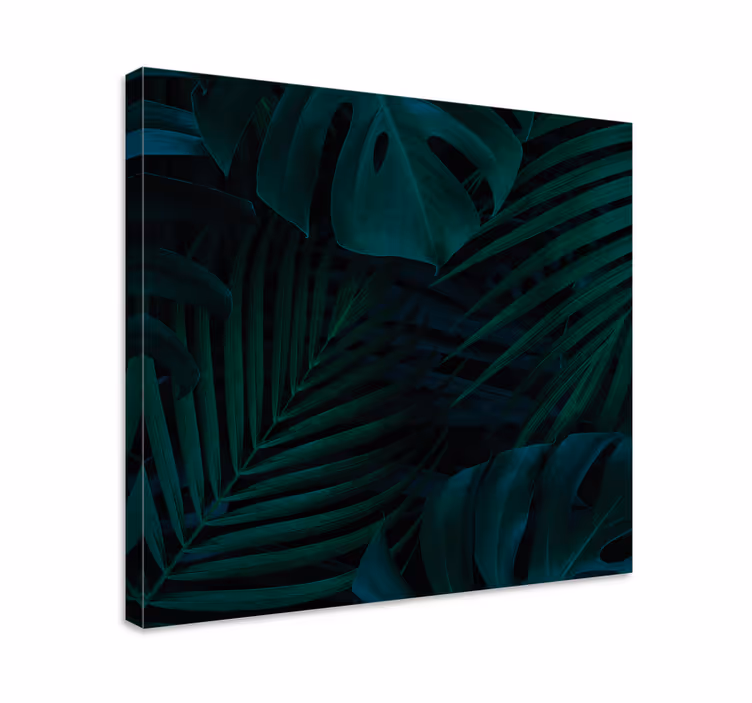 Tableau fleurs et plantes feuillages tropicaux luxuriants - TenStickers