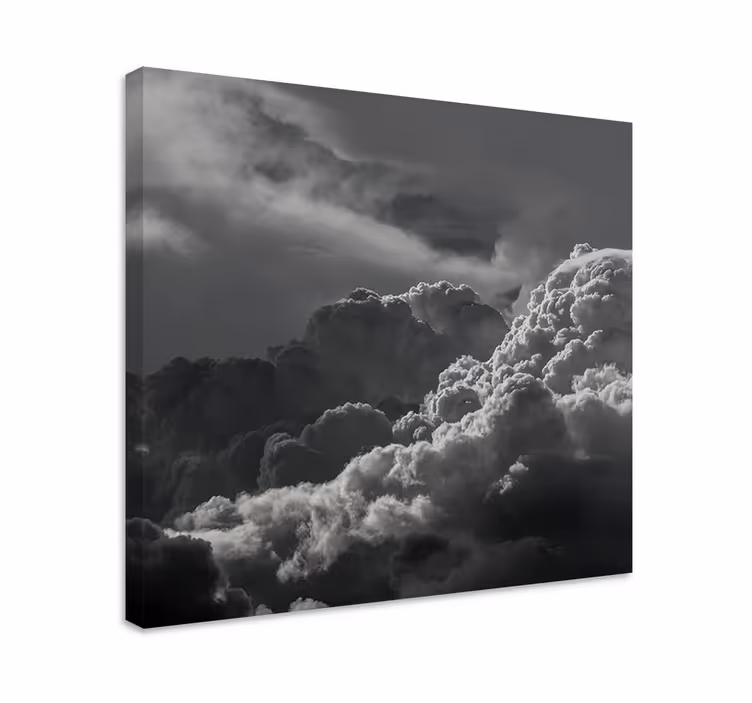 Tableau paysage formations nuageuses spectaculaires - TenStickers