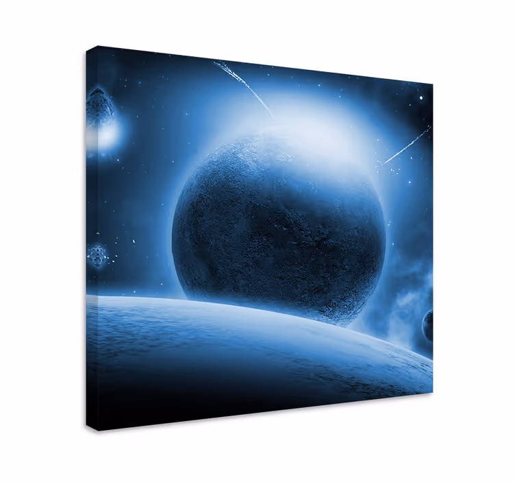 Tableau paysage cosmique planétaire - TenStickers