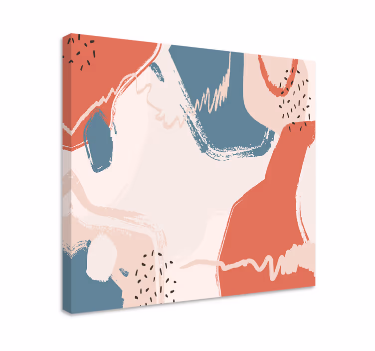 Tableau musique formes de mélodie abstraites - TenStickers