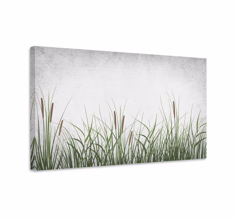 Tableau fleurs et plantes texture de gazon naturel - TenStickers