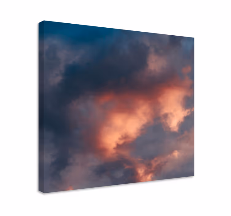 Tableau paysage motifs nuageux dramatiques - TenStickers