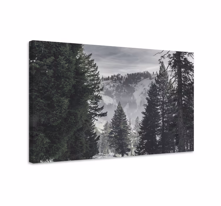 Tableau paysage scène de montagne majestueuse - TenStickers
