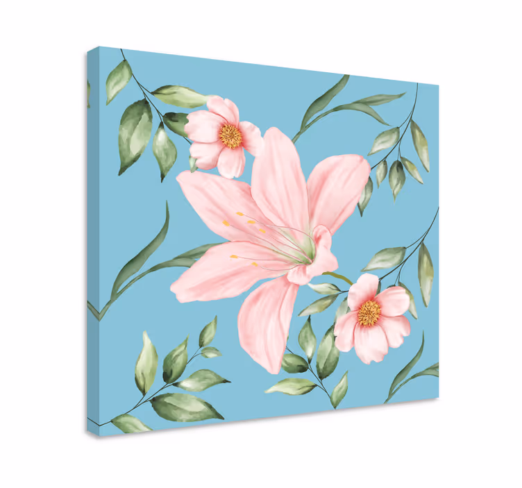 Tableau modèle vintage fleurs romantiques - TenStickers