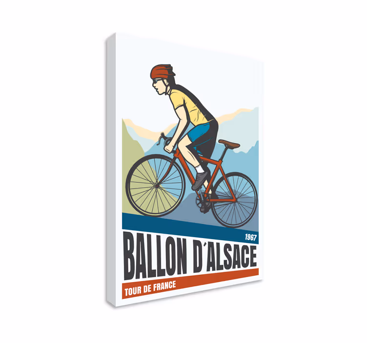 Tableau Tour de France étape du Ballon d'Alsace - TenStickers