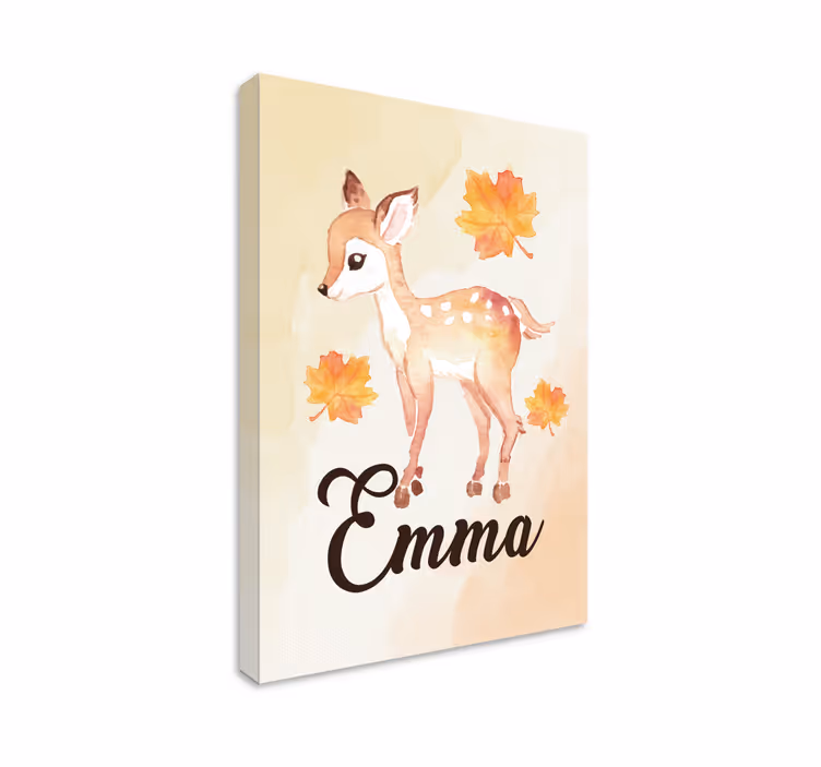 Tableau dessin faons prénom personnalisable - TenStickers
