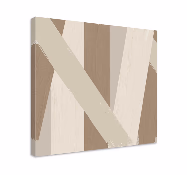 Tableau moderne teintes beiges sable - TenStickers