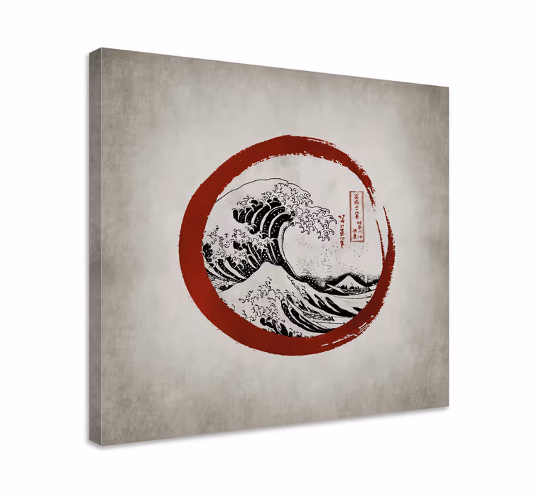 Tableau moderne Japon Grande vague de Kanagawa - TenStickers