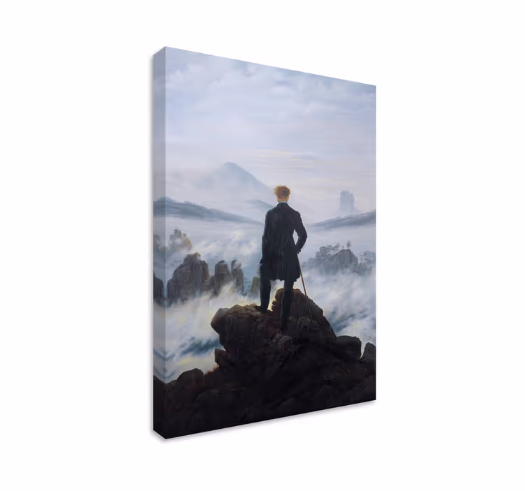 Cadre errant au-dessus de la Mer de Brouillard - TenStickers