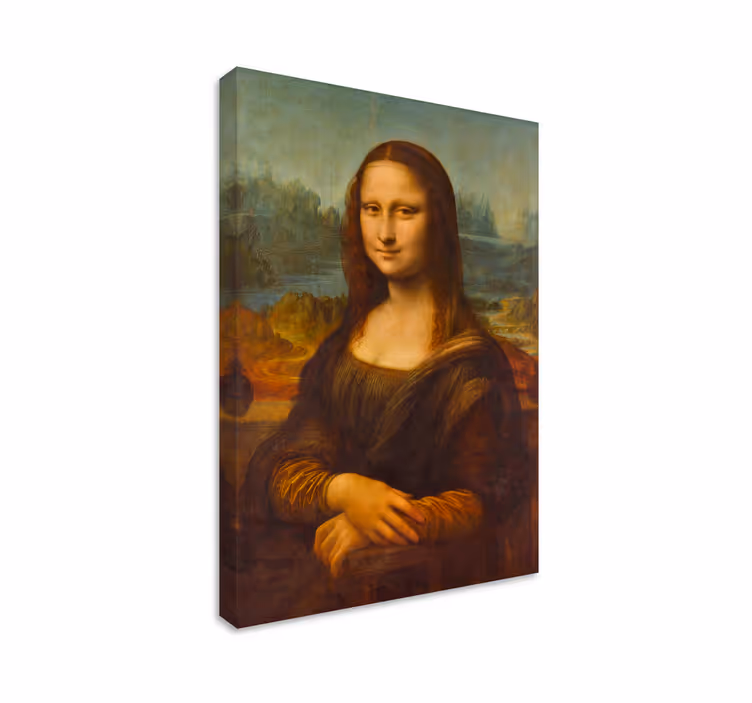 Tableau art la Joconde de Léonard de Vinci - TenStickers