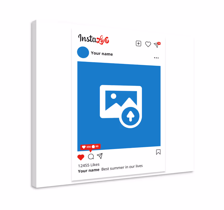 Tableau personnalisé Instalove - TenStickers
