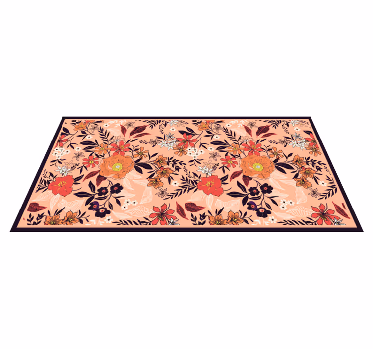 Tapis vinyle plantes tapisserie du jardin botanique - TenStickers
